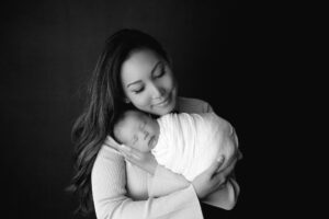 mom and baby